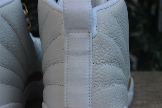 Authentic Air Jordan 12 OVO White Release Version （Nike pairs）